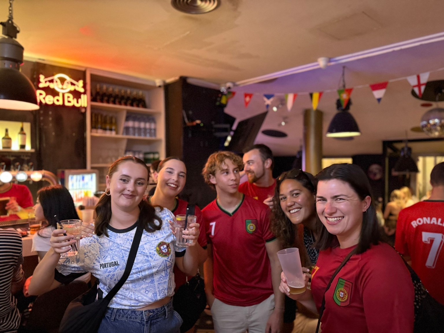 Match-day smiles at The Spot Lisboa