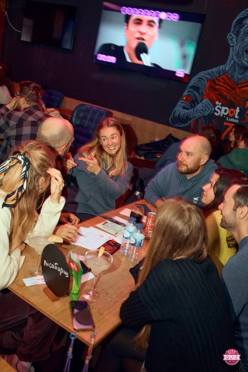 Friends, questions and a few laughs at The Spot Lisboa